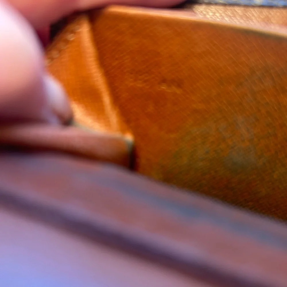 Louis Vuitton Compact Monogram Wallet Brown snap Vintage